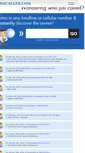 Mobile Screenshot of findacaller.com